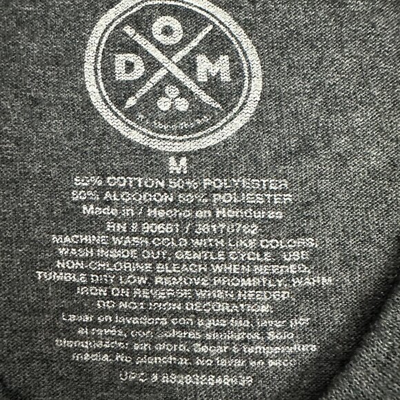 Please Do Not Disturb Graphic Tee Shirt Adult M Gray Casual Cotton Blend - Picture 3 of 3